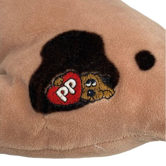 Vintage Tonka Pound Puppies Tan Brown Spots Plush Stuffed Dog W/Tan Newborn 1985 - Picture 4 of 8